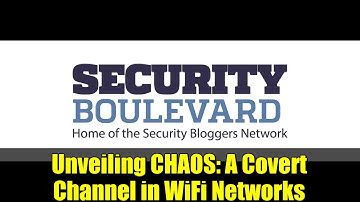 Unveiling CHAOS: A Covert Channel in WiFi Networks