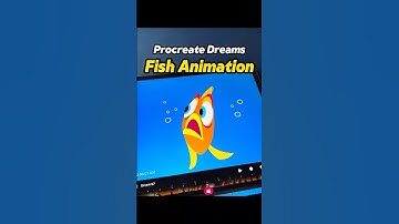 Procreate Dreams Fish Swimming Animation  #procreatedreams  #procreate  #ipaddrawing  #animation