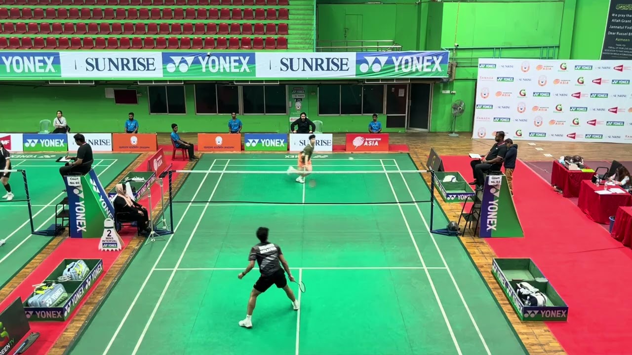 BANGLADESH INTERNATIONAL SERIES 2025 MS SEMIFINAL RUSHDAN HARIS🇲🇾 VS PARK GEON HU🇰🇷 