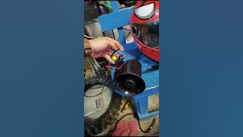 Sirena para motocicleta