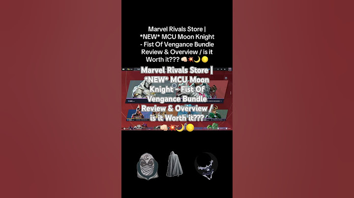 Marvel Rivals Store | *NEW* MCU Moon Knight - Fist Of Vengance Bundle Review / is it Worth it???