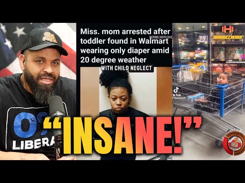 Ghetto Mom Starts Twerking In Walmart When Confronted About Child Wearing Only Diaper Shivering Cold