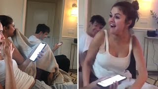 Selena gomez's reaction to her birthday gift