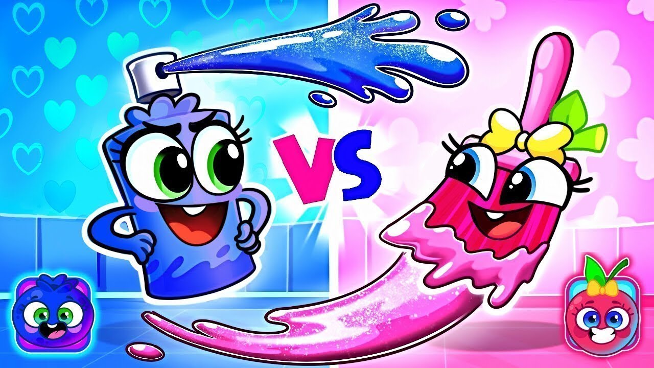 Where Is My Favorite Color Stories 🌷🩷🎀༘ Pink or Blue Challenge💙💎🧊 Kids TV P&P Stories #baby