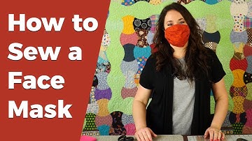 How to Sew a Pleated Fabric Face Mask with Step by Step Instructions