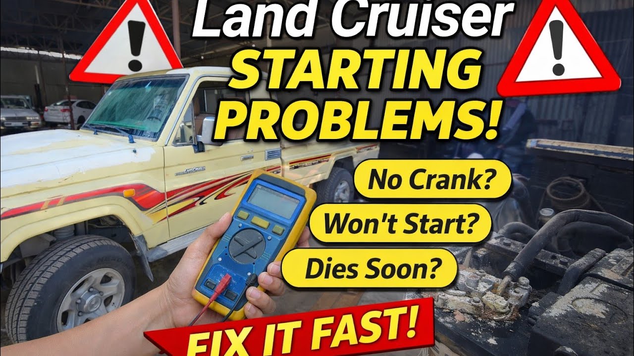 NOT STARTING /STARTING PROBLEM?WHY WON’T IT START?”“LAND CRUISER DEAD!”“FIX THIS FAST!”“NO START