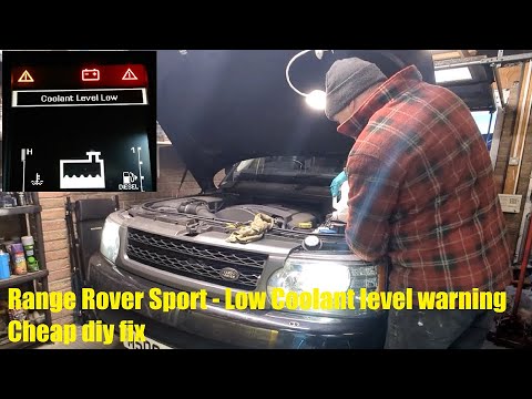 Range Rover Sport Coolant low warning - Cheap DIY fix for £20 - YouTube