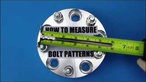 How to measure a 5 lug wheel bolt pattern