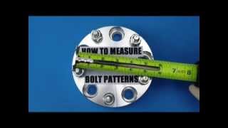 how to measure a 5 lug wheel bolt pattern