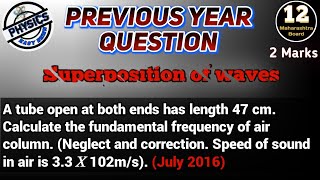 A Tube Open At Both Ends Has Length 47 Cm. Calculate The Fundamental Frequency Of Air Column.