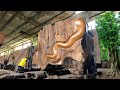 Trembesi Timber Transformation in Birmingham ‼ See Sawmill Precision Like Never Before