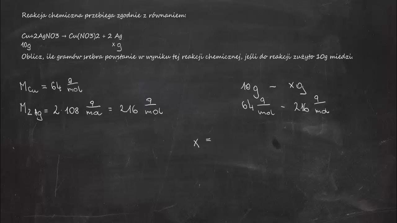 Reakcja Przebiega Według Równania Pbo2 Reakcja chemiczna przebiega zgodnie z równaniem: Cu+2AgNO3 → Cu(NO3)2