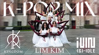 [KPOP IN PUBLIC] KPOP MIX 3 (G)I-DLE, LIM KIM, THE KINGDOM | Dance Cover by Masquerade | Belgium