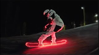 LED Night Snowboarding Keystone
