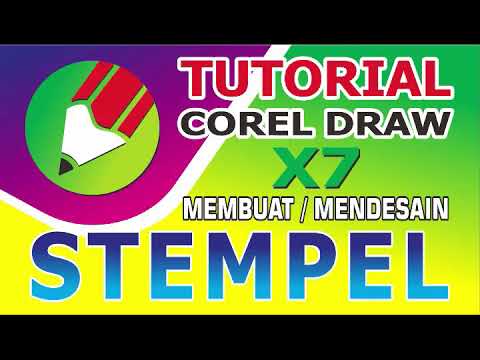 Membuat desain  stempel dengan corel draw  x7  YouTube