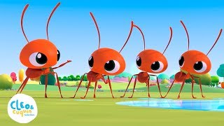 Las hormigas marchan y más canciones infantiles con Cleo y Cuquín | Familia Telerin