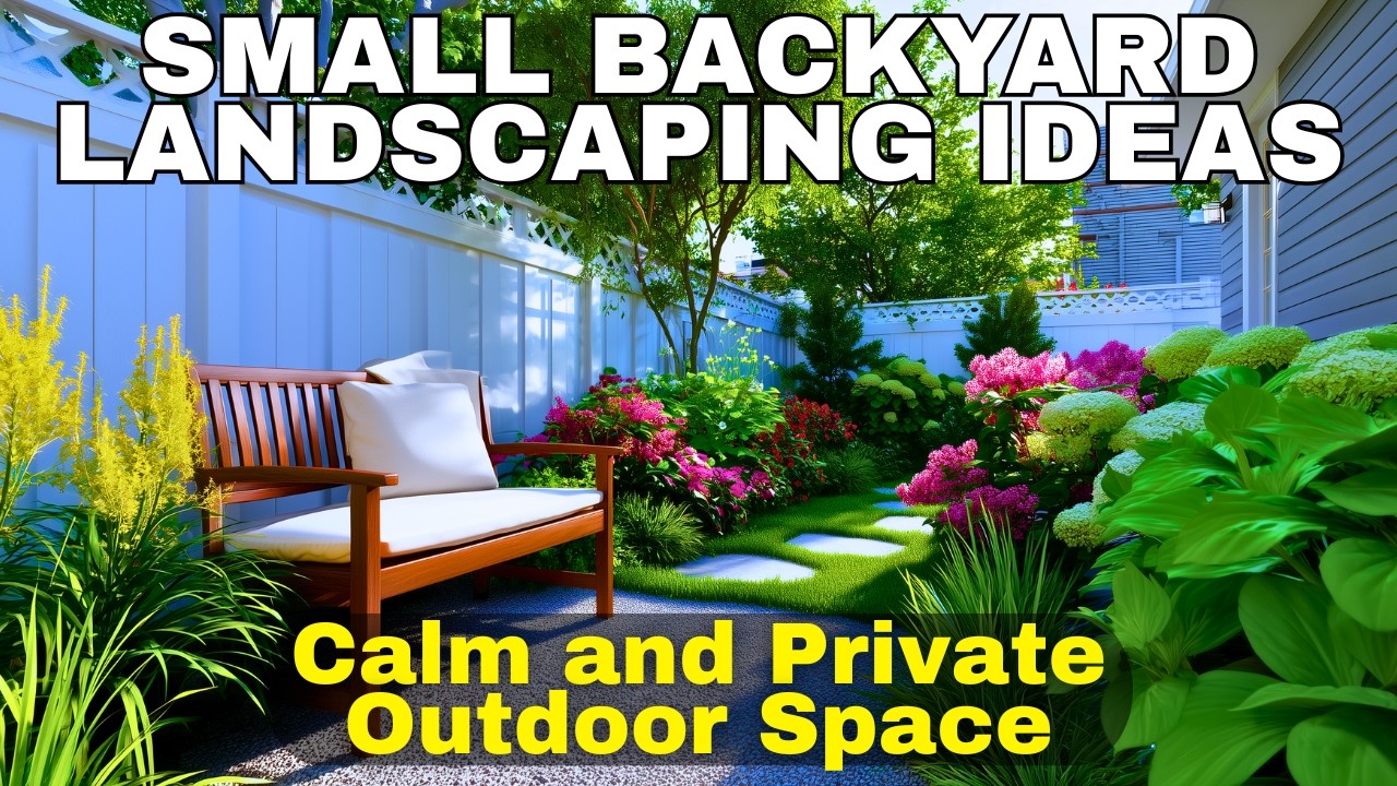 Small Backyard Landscaping Ideas for a Calm and Private Outdoor Space