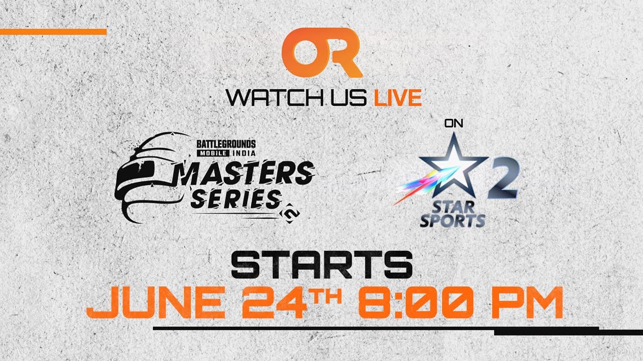 BGMI Masters Series 2022 on TV Promo OR Esports