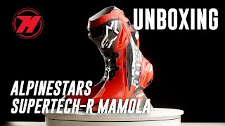 UNBOXING BOTTES ALPINESTARS Supertech-R Randy Mamola