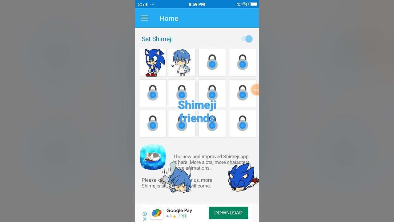 shimeji friend sonic More character Mobile screenplay YouTube
