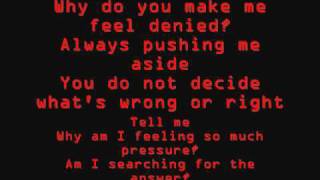 Video thumbnail of "This Time's For Real- Ill Nino Lyrics"