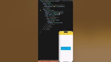 Flutter container widget