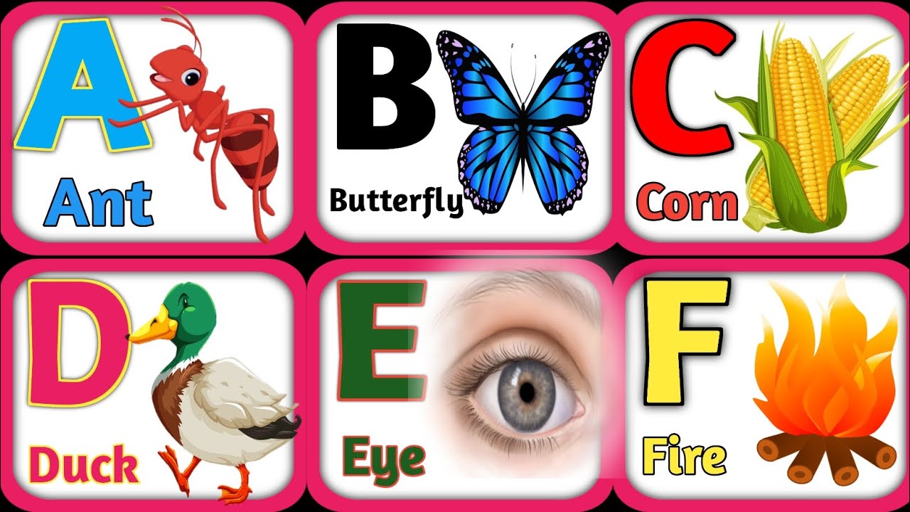 English alphabet | Learn Alphabet ABCD | ABC Preschool Book Learning ...