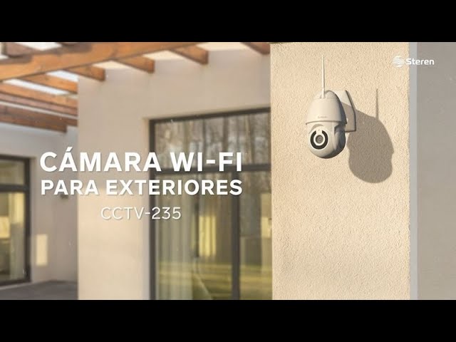 Cámara tipo domo Wifi / ethernet full HD para exterior CCTV-235 Steren 