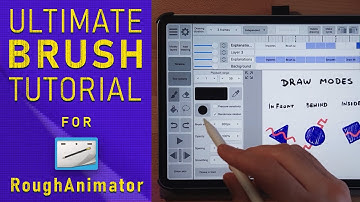 Ultimate Brush Tutorial for RoughAnimator - Best 2D Animation App for iPad (with free Brush Pack)