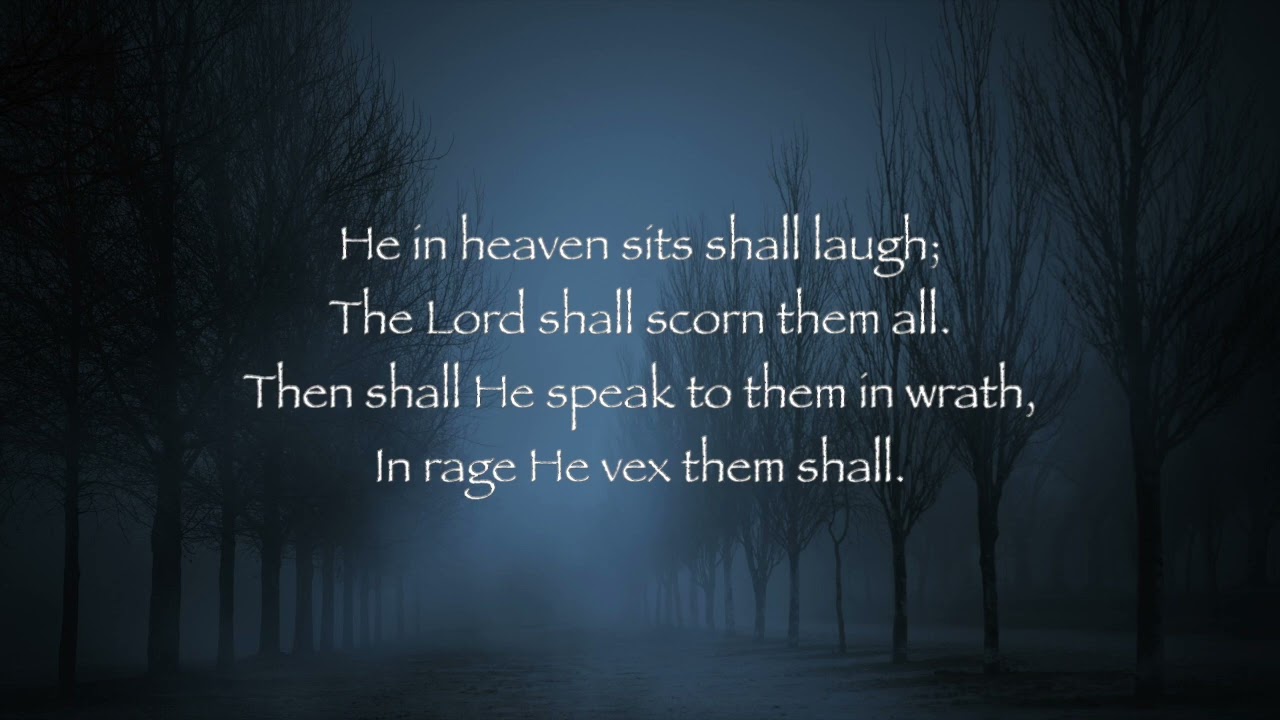 Psalm 2 (w/lyrics) female voice