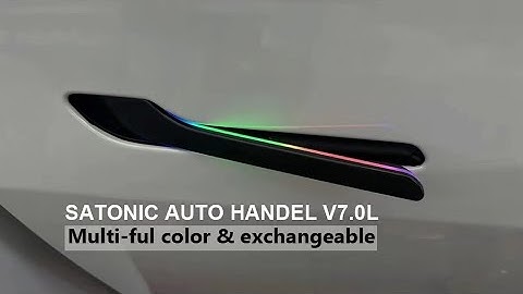 NEW Tesla Model Y Auto Present Door Handle | Multi-full Color LED! Easy Installation