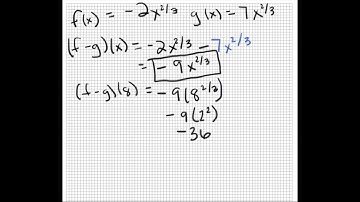 Alg2 5.5 Operations on Functions