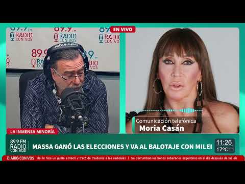Moria:"Massa se despega de los Kirchner porque sino queda desvanecido. Sergio es un nuevo peronismo"