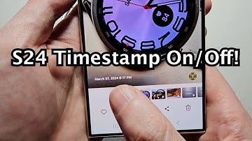 How to Add Time Stamp (Date & Time) to Photos on Samsung Galaxy S24 Ultra!