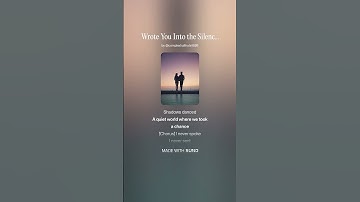 Thumbnail of Wrote You Into the Silence