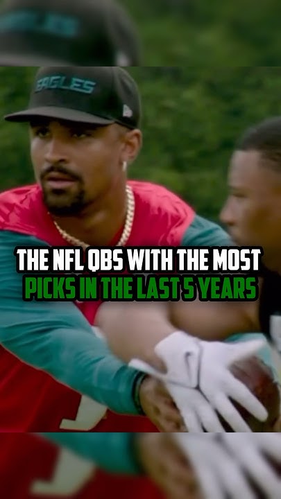 NFL QBs with the most picks in the last 5 years shorts nfl YouTube