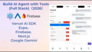 Building an AI Agent App with Expo, Firebase, and Next.js (Full Stack Walkthrough)