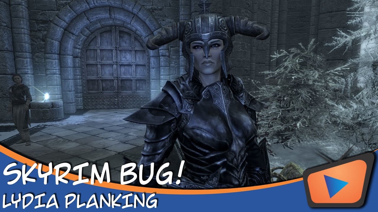 Skyrim Bug - Lydia Planking [S03E15] - YouTube