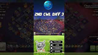 Did I 3-Star on CWL Day 3?! 🔥 #cwl #noobclasher #clashofclans #supercellcreator #1mlike #1msubs