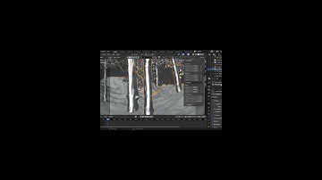 blender || 3d realistic forest scene || cinematic shot ||