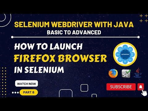 launch firefox in selenium webdriver | how to launch firefox browser in selenium webdriver | Bangla
