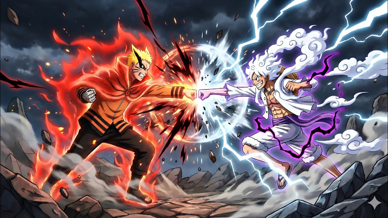 Naruto vs Monkey D Luffy – Full Power Battle | Anime Fight AMV