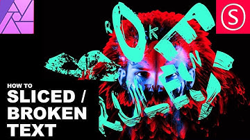 Affinity Photo - Sliced / Broken Text - Design Trends Tutorial