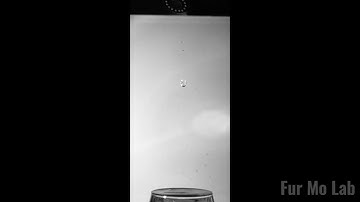 Water droplet hitting water at 960 FPS slow motion (my first video!!)