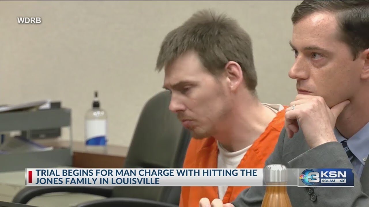 Trial begins for man accused of running over Jones family - YouTube