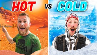 EXTREME HOT VS COLD Multi Species Fishing CHALLENGE! ( $1,000 BUDGET )