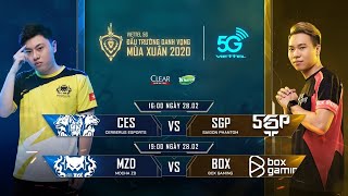 CES vs SGP | MZD vs BOX [28.02.2020] - Viettel 5G ĐTDV mùa Xuân 2020