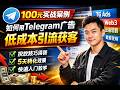 100元测试 Telegram Ads:5天带来真实客户