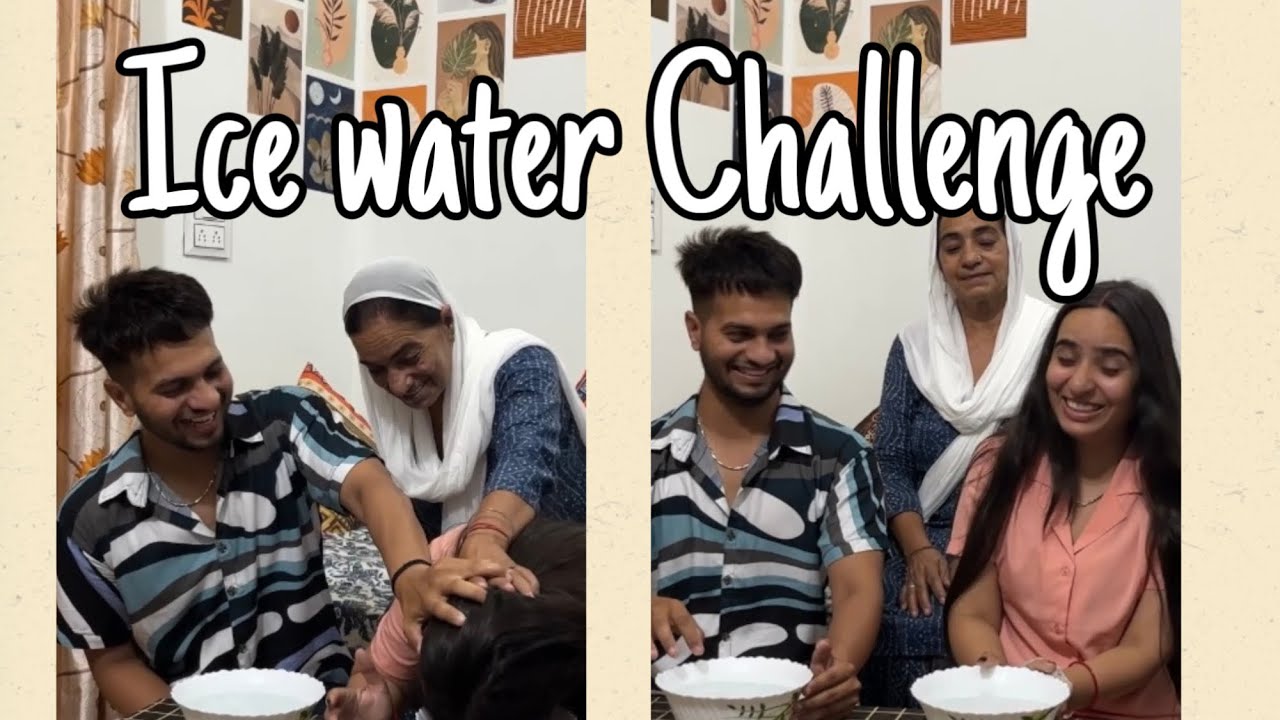 Mother’s Day Special || Ice water challenge with Mummy || Nitika Dhaka ...