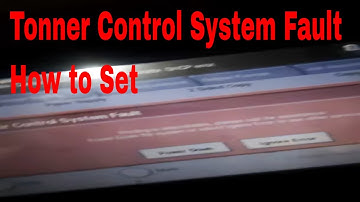 Xrox 5735/40/55 toner control system fault   toner error